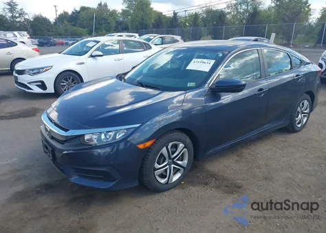 2017 Honda Civic Lx z USA, uszkodzony, nr VIN 2HGFC2F52HH572163